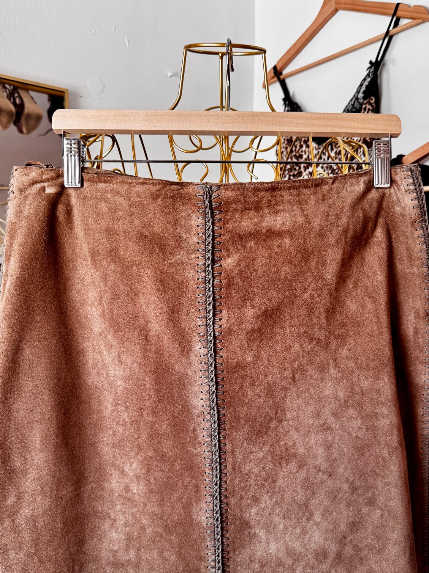 Jones New York Leather Skirt (medium)