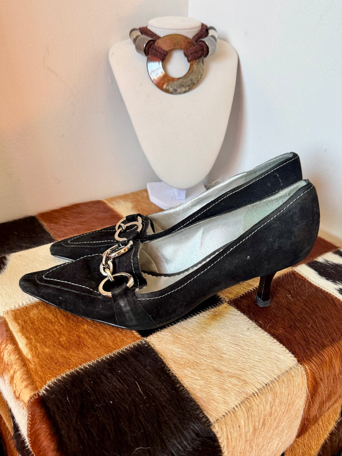 The Connie Suede Kitten Heel (8)