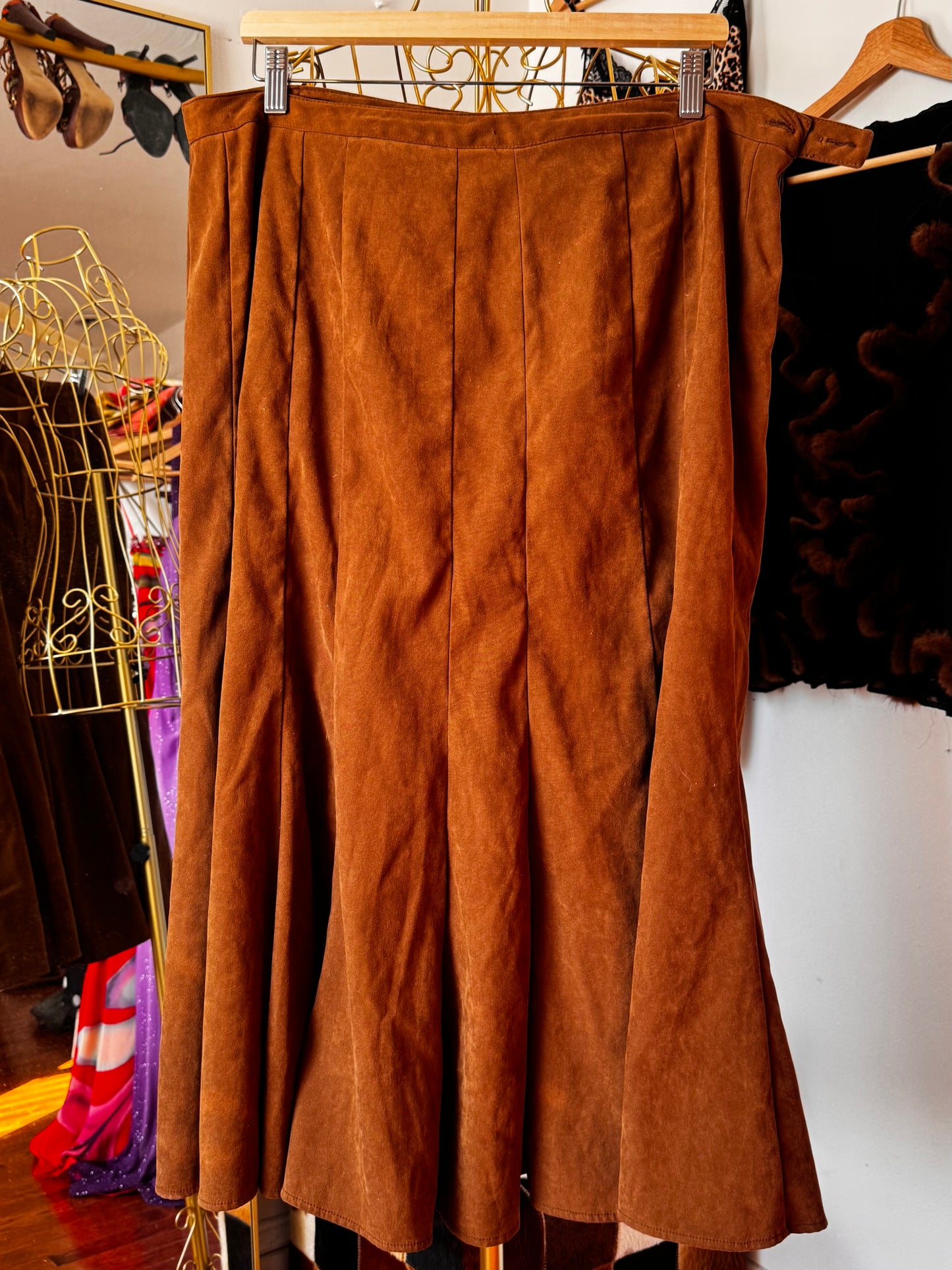 90s Flare Maxi Skirt (large)