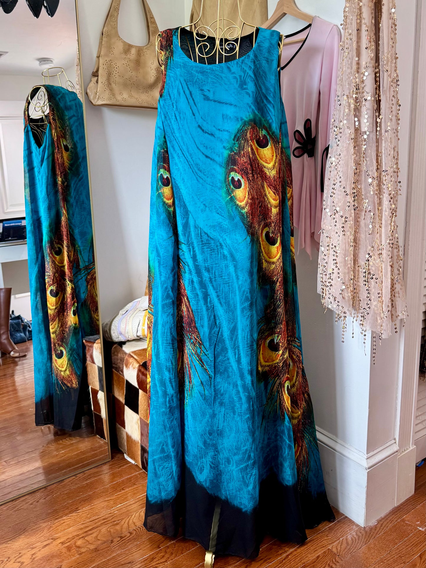 The Plumeria Maxi Dress (Medium/Large)