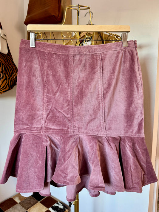 The Sallie Velvet Skirt (Medium)