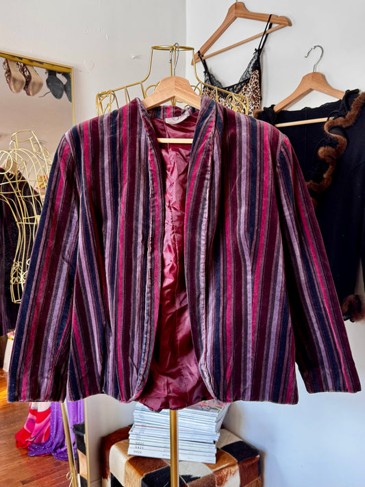90s Velour Jacket (small)