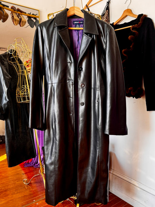 Limited Too Leather Trench (small)