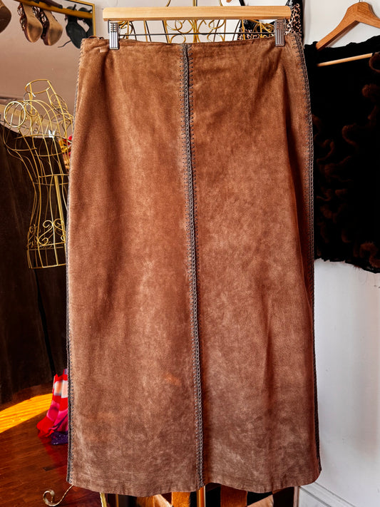 Jones New York Leather Skirt (medium)