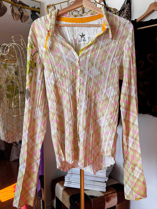 Kissa Graphic Button Up (small)