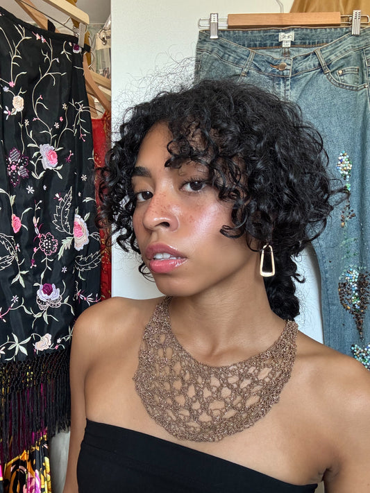 The Oro Viejo Web Necklace