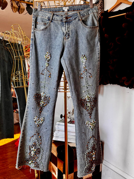 Cache Beaded Jeans (small)