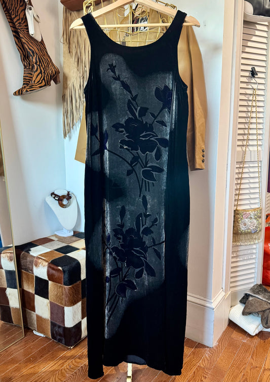 The Noir Maxi Dress (small/medium)