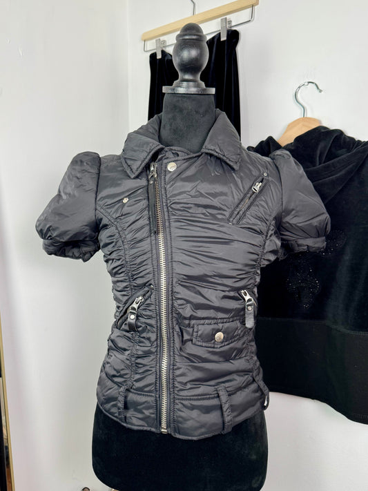 Miss Sixty Puffer Zippered Top